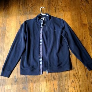Burberry Navy Blue Lightweight Shirt Jacket